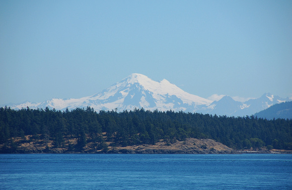 San Juan Islands and Mount Baker, Washington State, photo by Patrick (Pat) Michael McNally